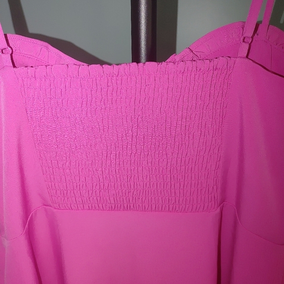 French Connection Elegant Pink Strapless Dress Size Large - Picture 3 of 8